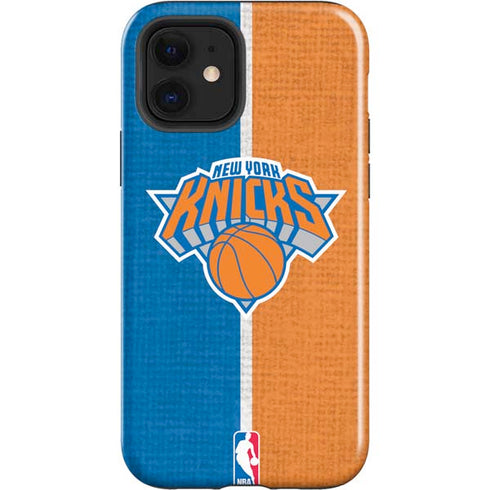 NBA New York Knicks Canvas iPhone 12 Impact Case