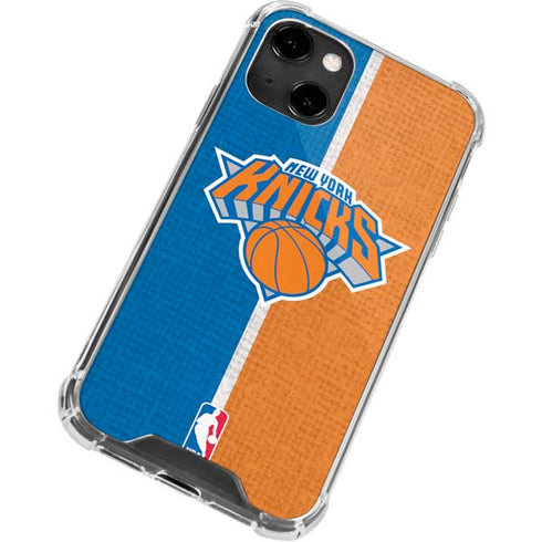 NBA New York Knicks Canvas iPhone 13 Clear Case