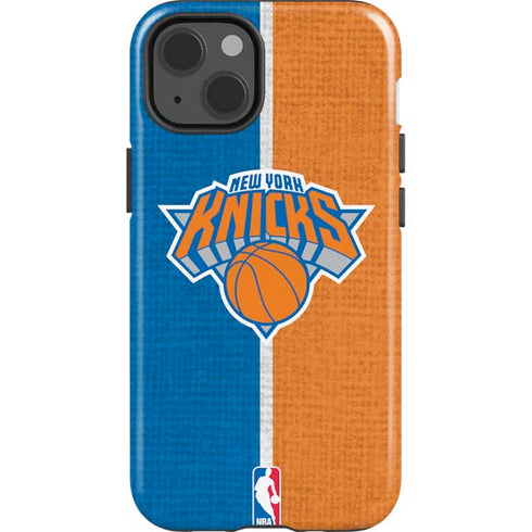 NBA New York Knicks Canvas iPhone 13 Impact Case