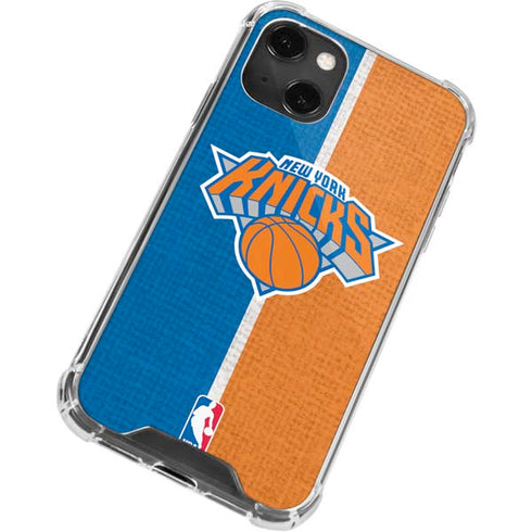 NBA New York Knicks Canvas iPhone 13 Mini Clear Case