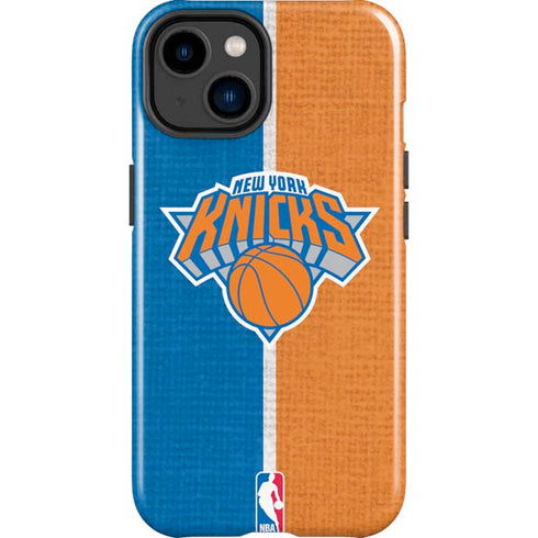 NBA New York Knicks Canvas iPhone 15 Plus Impact Case