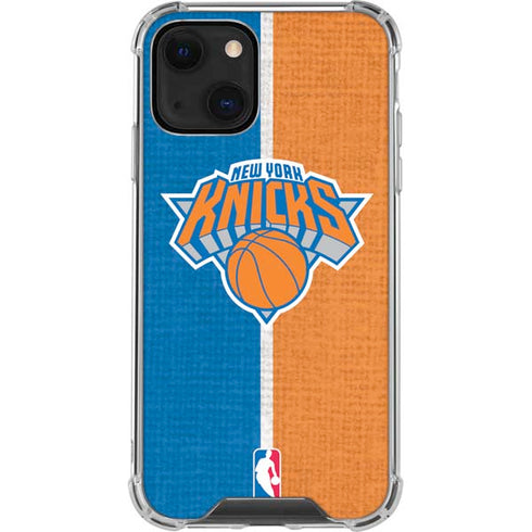 NBA New York Knicks Canvas iPhone 14 Plus Clear Case