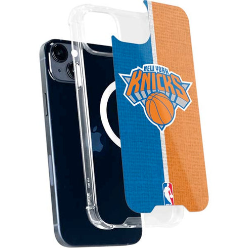 NBA New York Knicks Canvas iPhone 15 Plus MagSafe Case