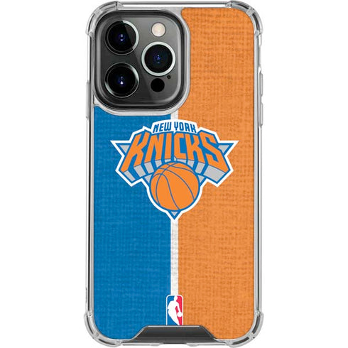 NBA New York Knicks Canvas iPhone 14 Pro Clear Case