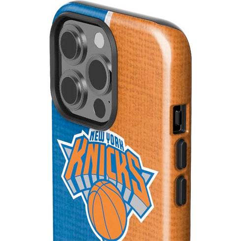 NBA New York Knicks Canvas iPhone 15 Pro Impact Case