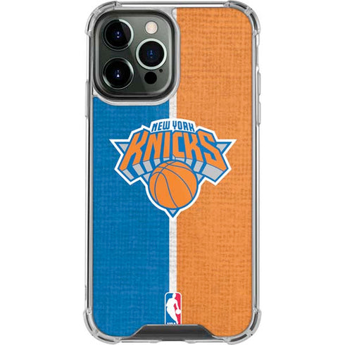 NBA New York Knicks Canvas iPhone 14 Pro Max Clear Case