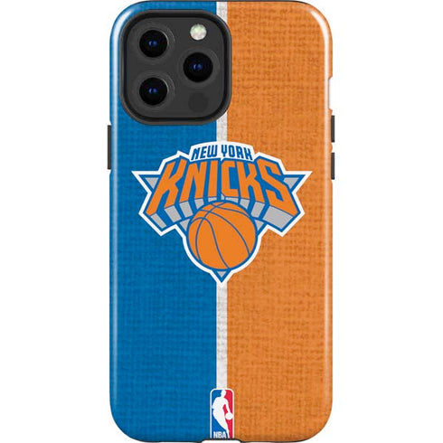 NBA New York Knicks Canvas iPhone 15 Pro Max Impact Case