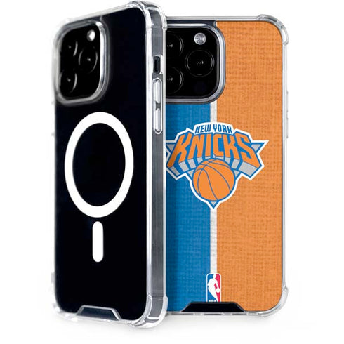 NBA New York Knicks Canvas iPhone 15 Pro Max MagSafe Case