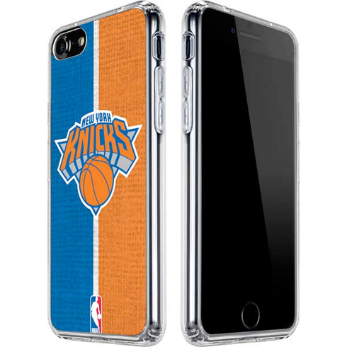 NBA New York Knicks Canvas iPhone SE (2nd & 3rd Gen) Clear Case