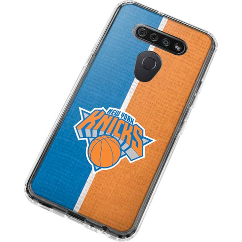 NBA New York Knicks Canvas LG K51/Q51 Clear Case