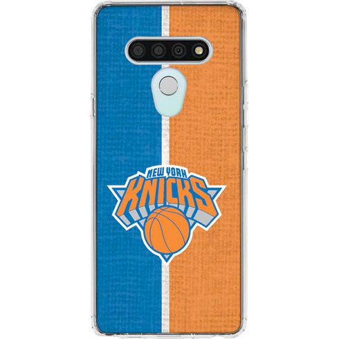 NBA New York Knicks Canvas LG Stylo 6 Clear Case