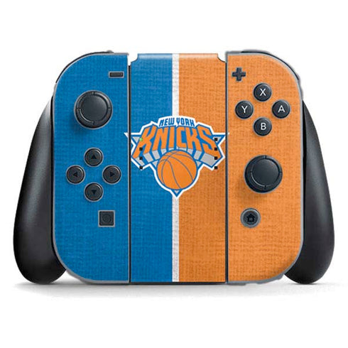 NBA New York Knicks Canvas Nintendo Switch (2017-2021) Joy-Con Controller Skin