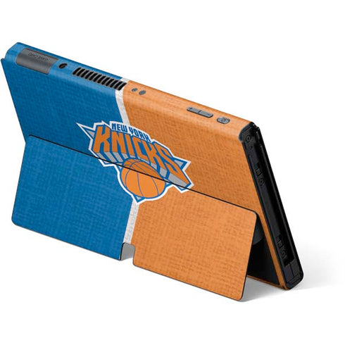 NBA New York Knicks Canvas Nintendo Switch OLED (2021) Skin