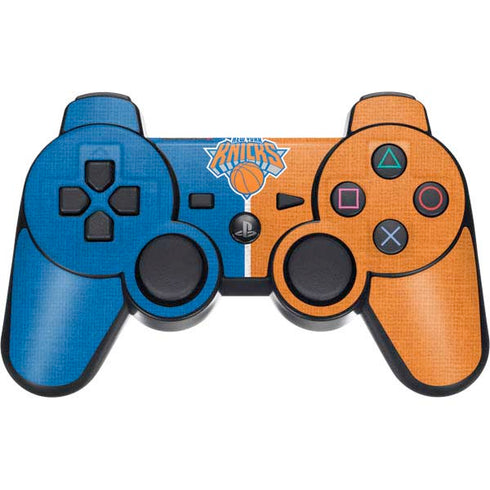 NBA New York Knicks Canvas PS3 Dual Shock wireless controller Skin