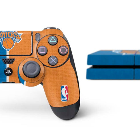 NBA New York Knicks Canvas PS4 Console and Controller Bundle Skin