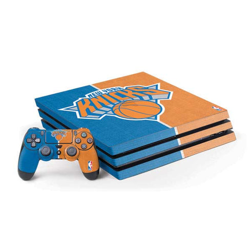 NBA New York Knicks Canvas PS4 Pro Bundle Skin