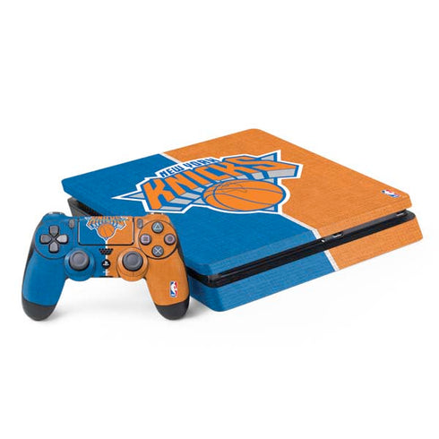 NBA New York Knicks Canvas PS4 Slim Bundle Skin