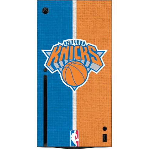 NBA New York Knicks Canvas Xbox Series X Console Skin