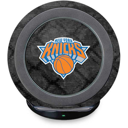 NBA New York Knicks Dark Rust Fast Charge Wireless Charging Stand Skin