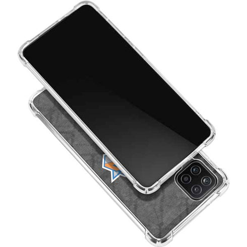 NBA New York Knicks Dark Rust Galaxy A12 Clear Case