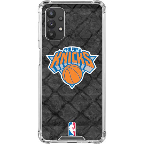 NBA New York Knicks Dark Rust Galaxy A32 5G Clear Case