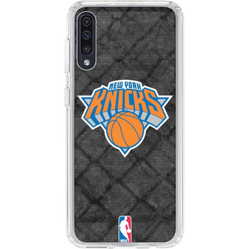 NBA New York Knicks Dark Rust Galaxy A50 Clear Case