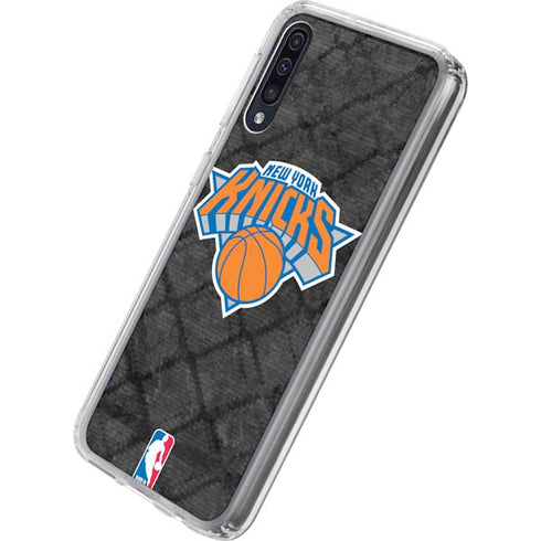NBA New York Knicks Dark Rust Galaxy A50 Clear Case