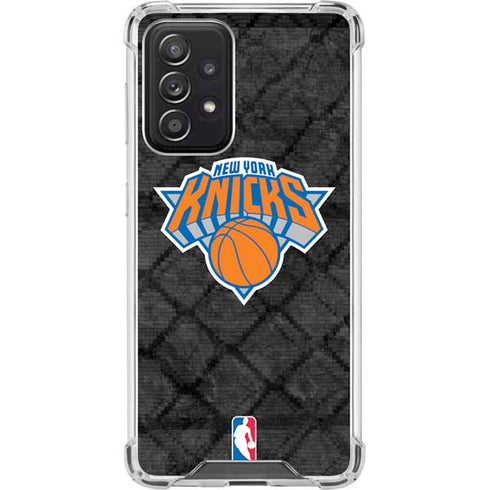 NBA New York Knicks Dark Rust Galaxy A52 5G Clear Case
