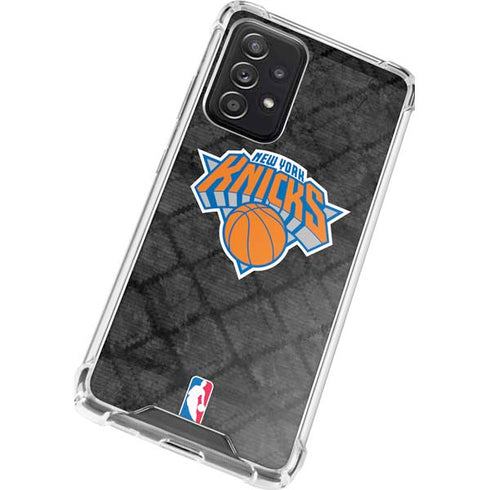 NBA New York Knicks Dark Rust Galaxy A52 5G Clear Case