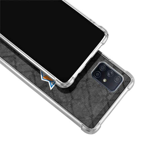NBA New York Knicks Dark Rust Galaxy A71 5G Clear Case