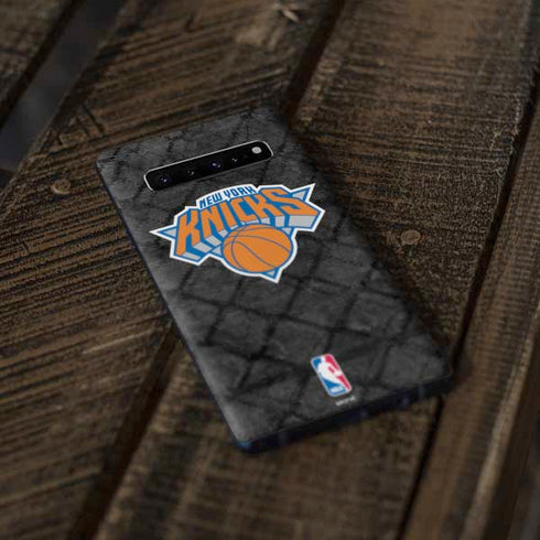 NBA New York Knicks Dark Rust Galaxy S10 Plus Skin