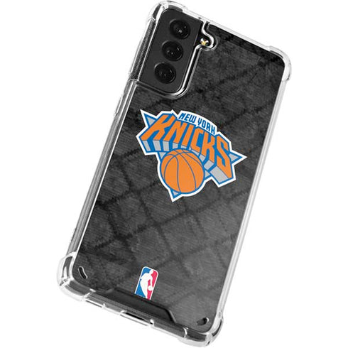 NBA New York Knicks Dark Rust Galaxy S21 5G Clear Case