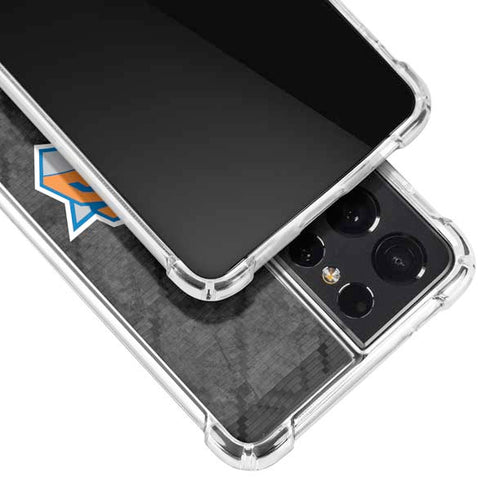 NBA New York Knicks Dark Rust Galaxy S21 Ultra 5G Clear Case