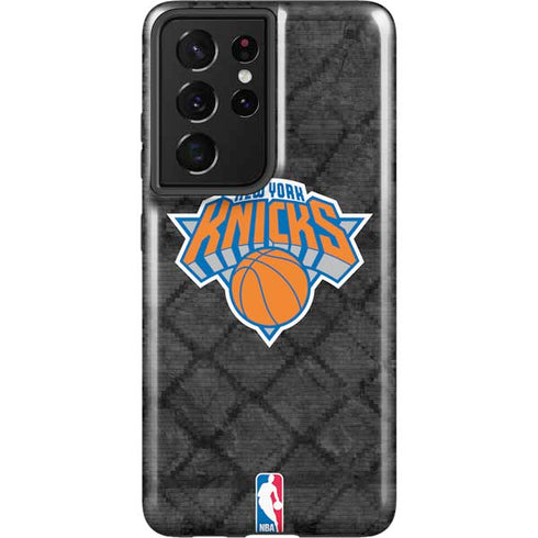NBA New York Knicks Dark Rust Galaxy S21 Ultra 5G Pro Case