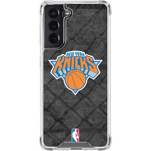 NBA New York Knicks Dark Rust Galaxy S22 Clear Case