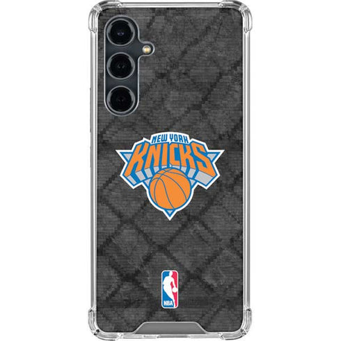 NBA New York Knicks Dark Rust Galaxy S23 FE Clear Case