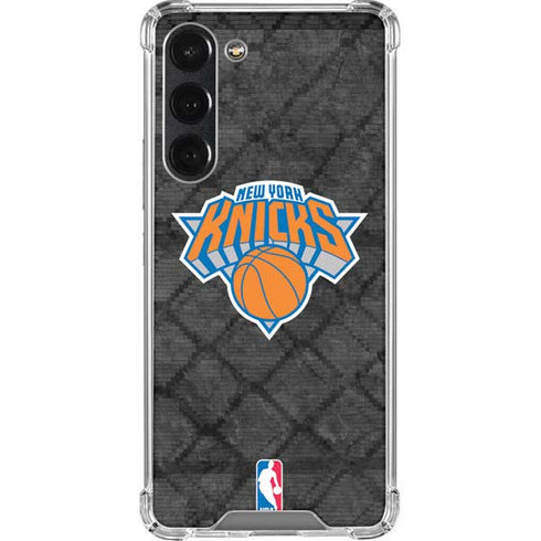 NBA New York Knicks Dark Rust Galaxy S23 Plus Clear Case