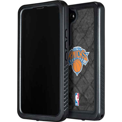 NBA New York Knicks Dark Rust Galaxy S23 Waterproof Case