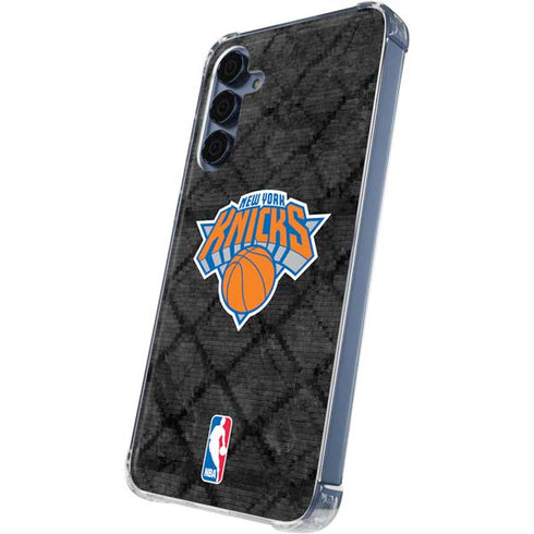 NBA New York Knicks Dark Rust Galaxy S24 Clear Case