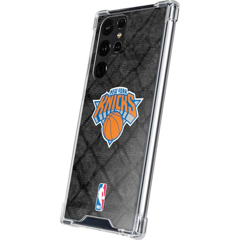 NBA New York Knicks Dark Rust Galaxy S24 Ultra Clear Case
