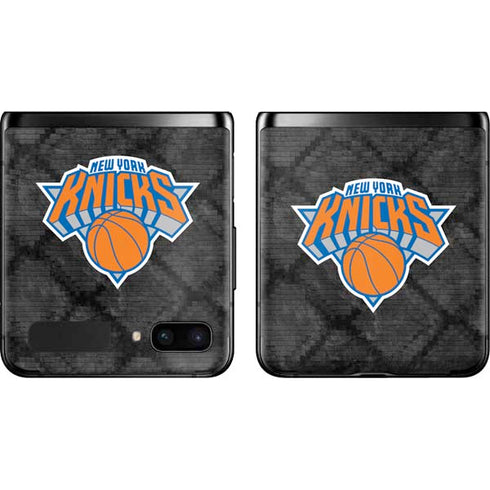 NBA New York Knicks Dark Rust Galaxy Z Flip Skin