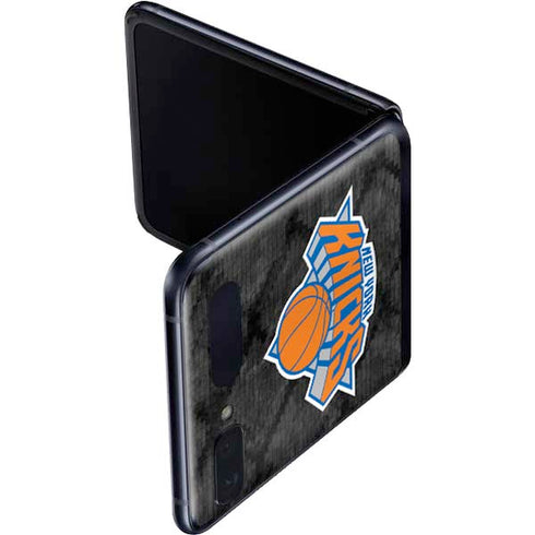 NBA New York Knicks Dark Rust Galaxy Z Flip Skin