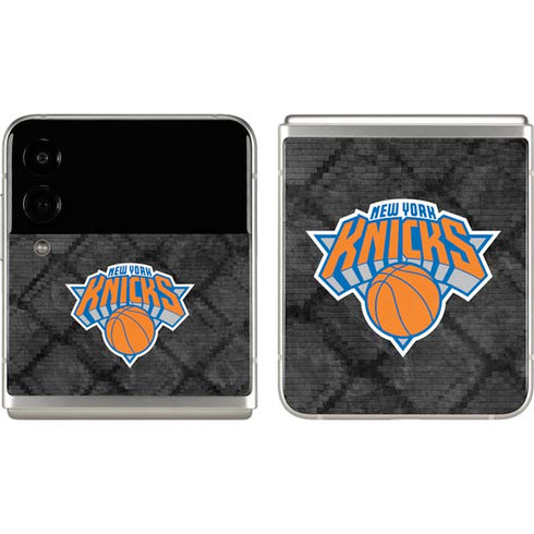 NBA New York Knicks Dark Rust Galaxy Z Flip3 5G Skin