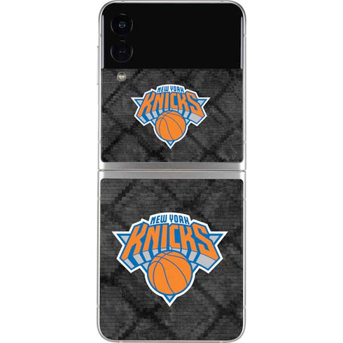 NBA New York Knicks Dark Rust Galaxy Z Flip3 5G Skin