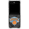 NBA New York Knicks Dark Rust Galaxy Z Flip5 5G Clear Case