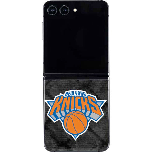 NBA New York Knicks Dark Rust Galaxy Z Flip5 5G Skin