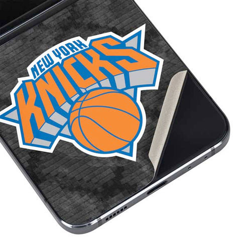 NBA New York Knicks Dark Rust Galaxy Z Flip5 5G Skin