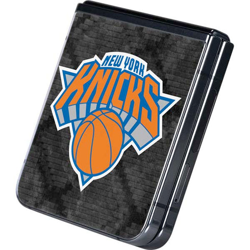 NBA New York Knicks Dark Rust Galaxy Z Flip5 5G Skin
