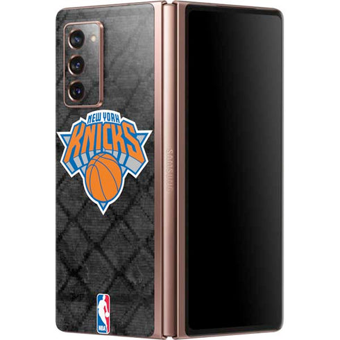 NBA New York Knicks Dark Rust Galaxy Z Fold2 5G Skin