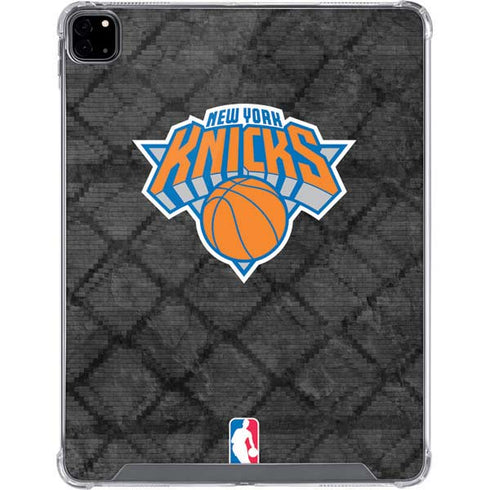 NBA New York Knicks Dark Rust iPad Pro 12.9in (2020) Clear Case